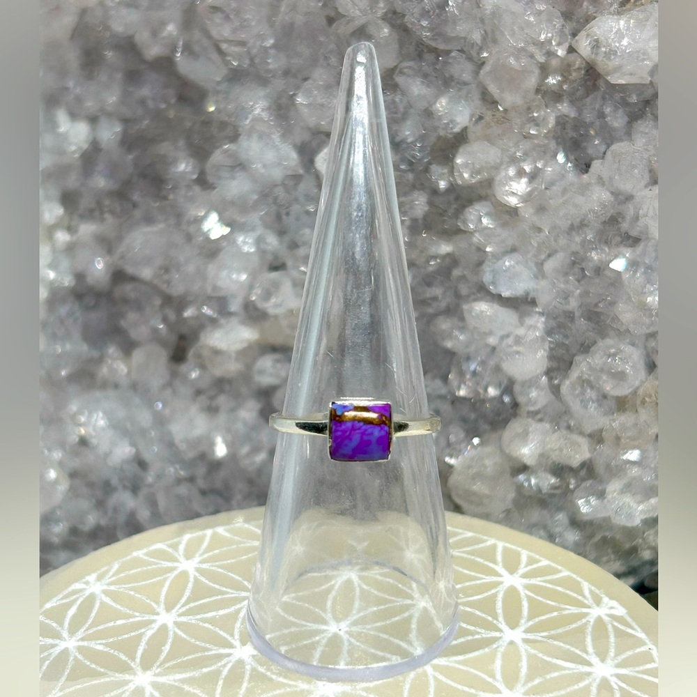 Mohave Purple Turquoise Ring 925